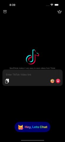 SaveTik : TikTok Videos Saver для iOS — скриншот 1