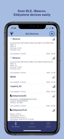 Scanner Bluetooth для iOS — скриншот 1