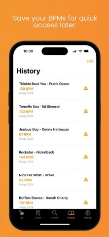 Счетчик и Детектор BPM для iOS — скриншот 4
