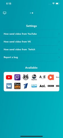 SendMe-смотреть HD видео на ТВ для iOS — скриншот 3