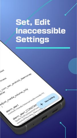SetEdit: Редактор настроек для Android — скриншот 2