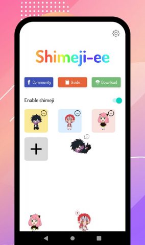 Shimeji-ee для Android — скриншот 1