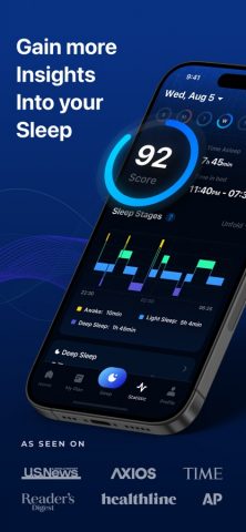 ShutEye: Sleep Tracker, Sounds для iOS — скриншот 1