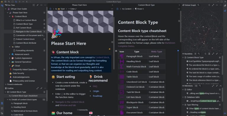 SiYuan для Android — скриншот 5