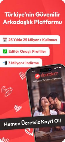 Siberalem: Arkadaşlık & Sohbet для iOS — скриншот 1