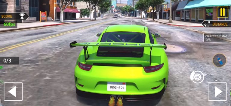 Симулятор вождения автомоби 3d для iOS — скриншот 3