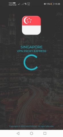 Singapore VPN — SG VPN для Android — скриншот 1