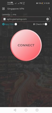 Singapore VPN — SG VPN для Android — скриншот 3