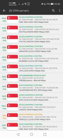 Singapore VPN — SG VPN для Android — скриншот 5