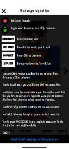 Skin Changer For Minecraft для iOS — скриншот 3