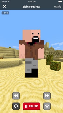 Skin Stealer Pro for Minecraft для iOS — скриншот 1