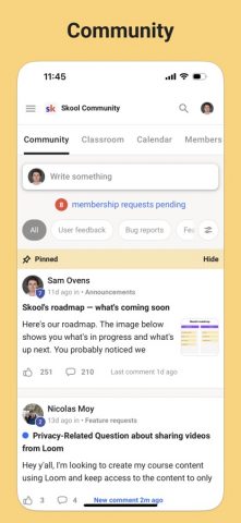 Skool Communities для iOS — скриншот 1