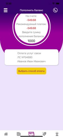 Skymax-Личный кабинет для iOS — скриншот 3