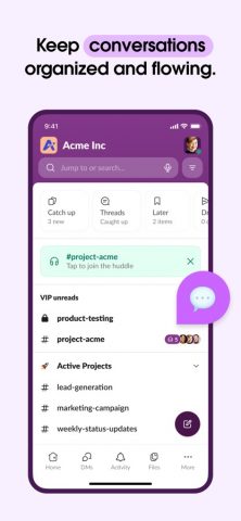 Slack для iOS — скриншот 2