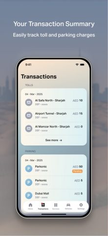 Smart Salik для iOS — скриншот 4