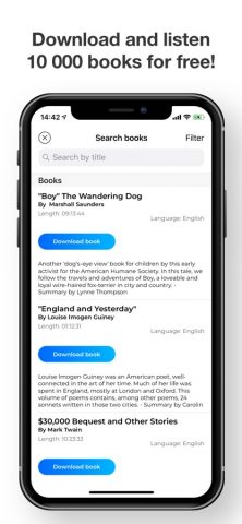 SmartBook — Audiobook Player для iOS — скриншот 1
