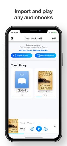 SmartBook — Audiobook Player для iOS — скриншот 3