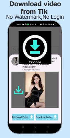 TikNoWatermark — Скачать видео для Android — скриншот 1