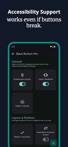 Soft Keys – Back Button Pro для Android — скриншот 2