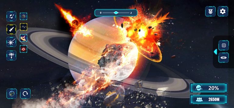 Solar Planet Smash Simulator для iOS — скриншот 1