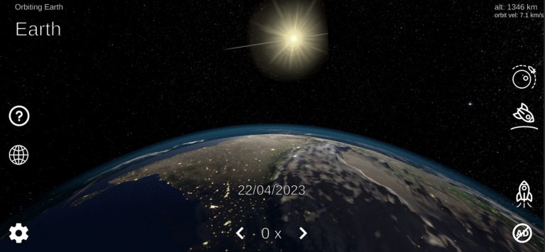 Solar System Sim для iOS — скриншот 2