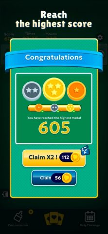 Солитер — Пасьянс для iOS — скриншот 3