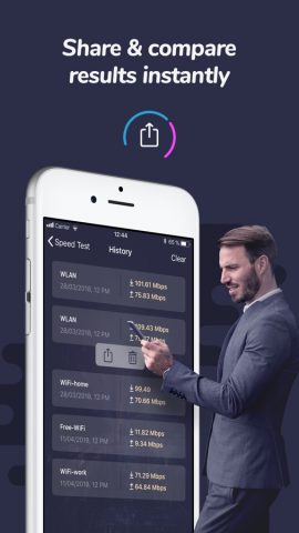 Speed Test: Network Ping Check для iOS — скриншот 3