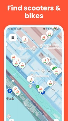 Spin — Electric Scooters для Android — скриншот 1