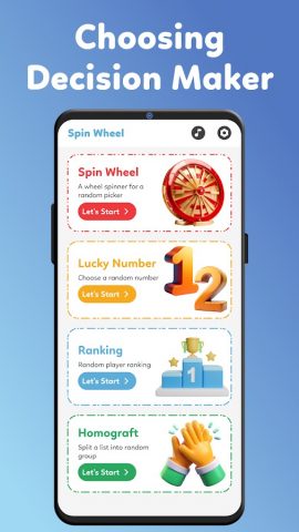 Spin Wheel: Random Generator для Android — скриншот 1