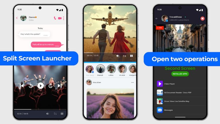 Split Screen Launcher для Android — скриншот 1