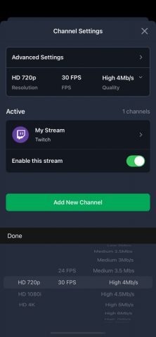 SplitCam Live Streaming App для iOS — скриншот 4