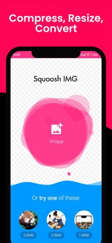 Squoosh App — Compress Image для Android — скриншот 5