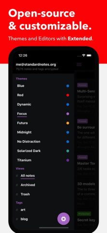 Standard Notes для iOS — скриншот 3