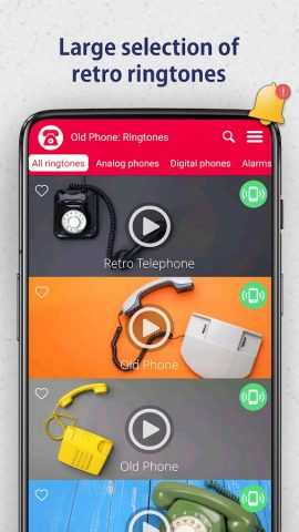 Старый телефон: Рингтоны для Android — скриншот 1