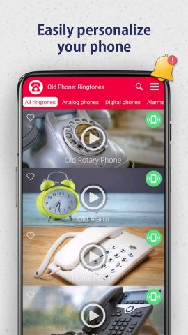 Старый телефон: Рингтоны для Android — скриншот 4