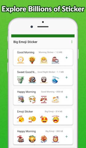 Stickers & Emoji for WhatsApp для Android — скриншот 1