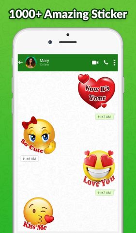 Stickers & Emoji for WhatsApp для Android — скриншот 2