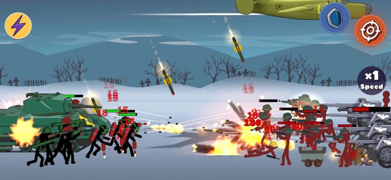 Stickman WW2 для iOS — скриншот 1