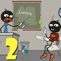 Stickman побег из школы 2 для Android