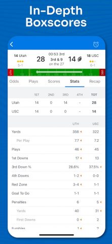 Superfan: College Football для Android — скриншот 4