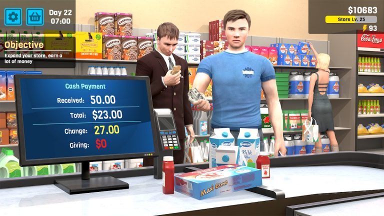 Supermarket Simulator Store для Android — скриншот 2