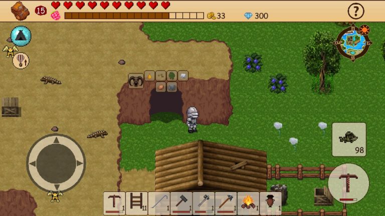 Survival RPG: Открытый Мир 2D — скриншот 1
