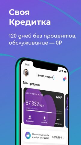 Свой Банк для Android — скриншот 4