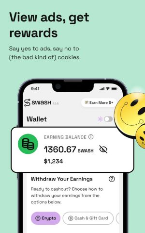 Swash — Earn from Data & Tasks для Android — скриншот 3