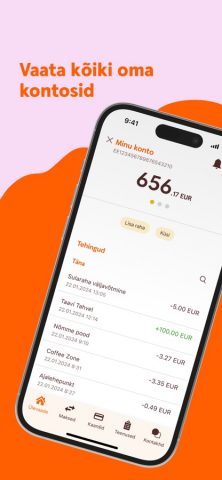 Swedbank Eestis для iOS — скриншот 1