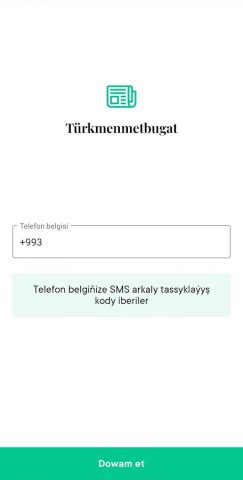 Türkmenmetbugat для Android — скриншот 1
