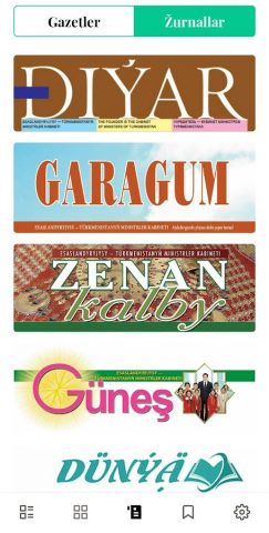 Türkmenmetbugat для Android — скриншот 5