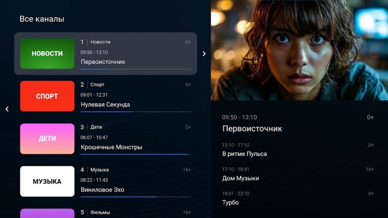 TMS player для ТВ для Android — скриншот 5