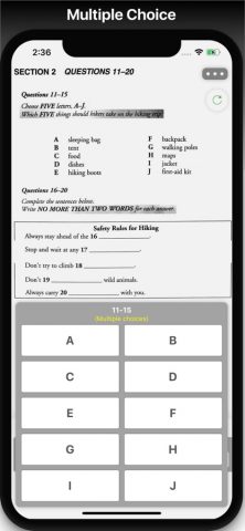 TOTAL IELTS Listening Practice для iOS — скриншот 5