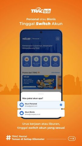 TRACtoGo: Rental Mobil & Bus для Android — скриншот 2